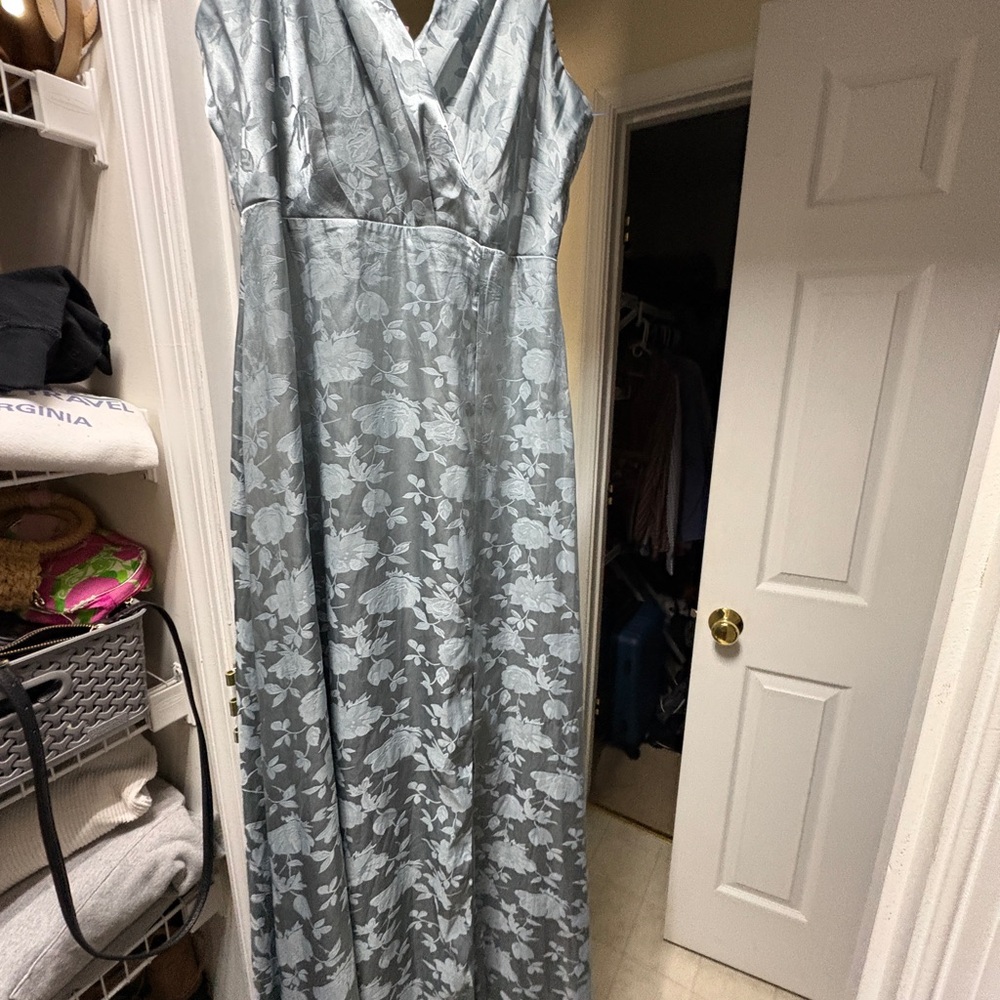 Floral LuLu dress in Light Blue
